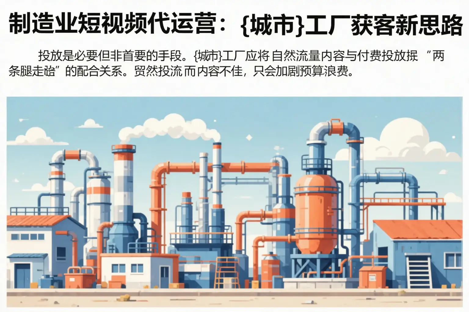 制造业短视频代运营：崇阳工厂获客新思路